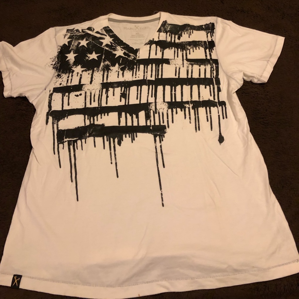 Vintage Marc Ecko Drip flag tee